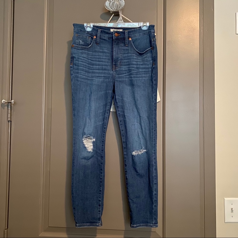 Madewell 9inch high rise skinny crop jeans